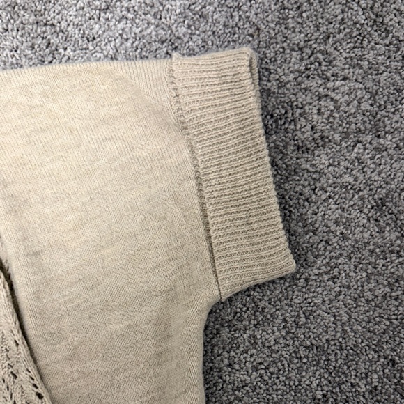 Maurices Tan Open-Knit Women's Cardigan - Picture 3 of 6